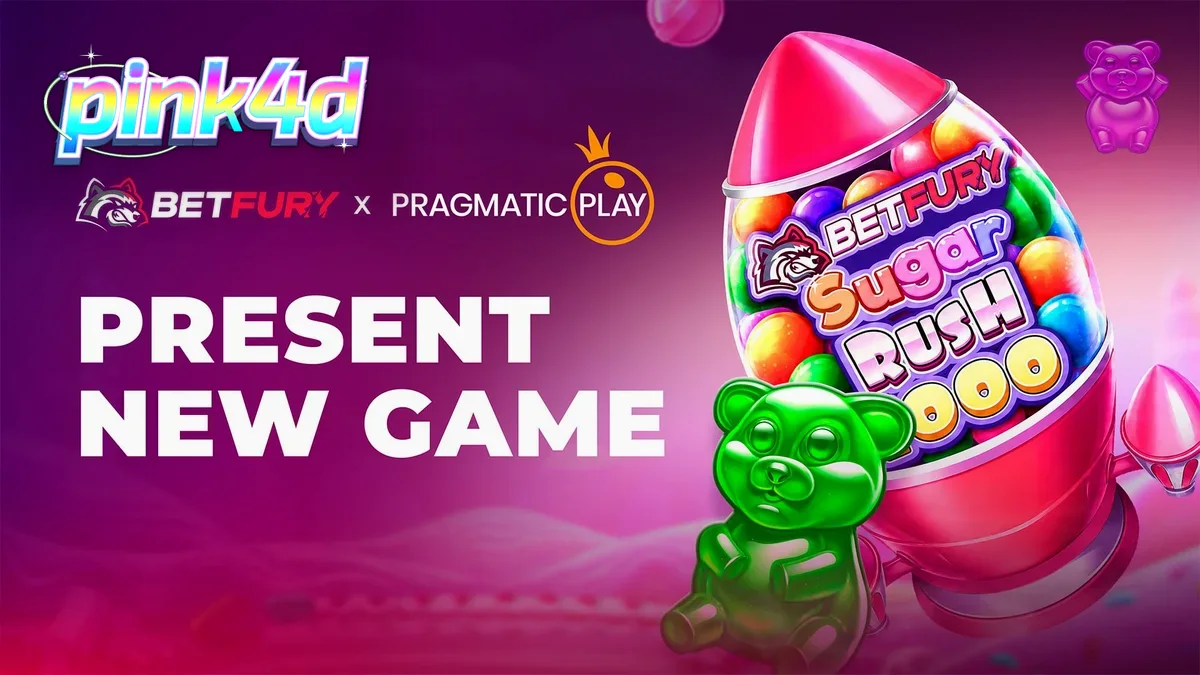 Tampilan antarmuka slot BetFury Sugar Rush 1000 pada layar perangkat seluler