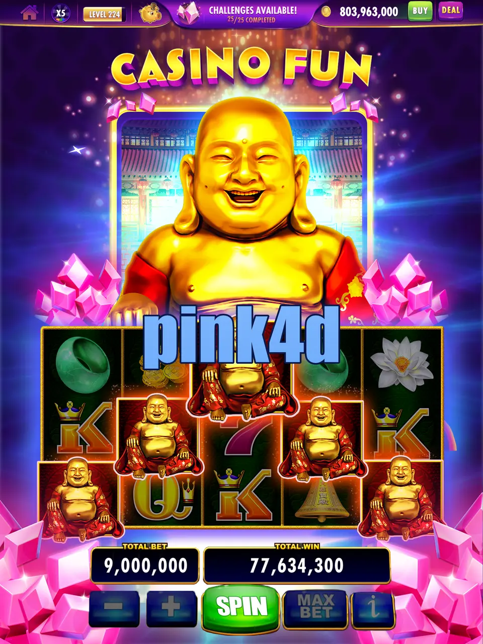 pink4d Tangkapan Layar - APK Resmi